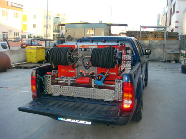 rotfire D60 y&uuml;ksek basincli yangina ilk m&uuml;dahale sistemi arama kurtarma itfaiye fire rescue fire fighting extinguisher aks